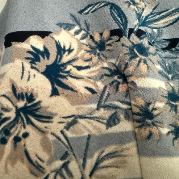 Enfocus Studio Blue & Cream Floral Midi Dress - Picture 4 of 6